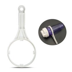 Clé pour port de filtre d'osmoseur, outil pratique pour le remplacement des filtres dans les systèmes de filtration d'eau