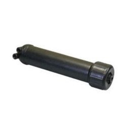 Porte-membrane gris pour osmoseur, système de filtration d'eau, pièce de rechange, compatible avec osmoseurs domestiques.
