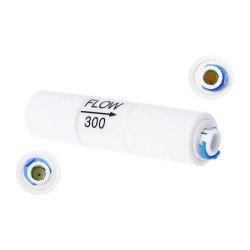 Flow Restrictor 300cc pour osmoseur, idéal pour réguler le débit d'eau dans les systèmes de filtration