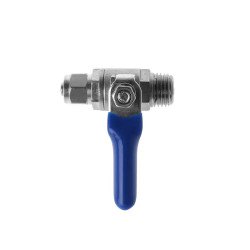 Robinet d'arrêt pour osmoseur, idéal pour contrôler le flux d'eau dans les systèmes de filtration domestiques et professionnels.