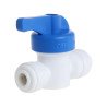 Robinet Flush pour osmoseur, compatible avec les systèmes de traitement d'eau.
