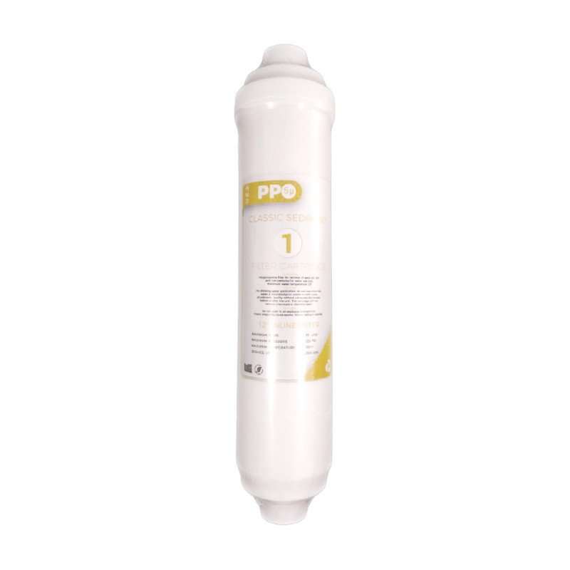 Filtre à sédiments 12 pouces 5 microns capsulé en polypropylène pour osmoseur au Maroc Filtre à sédiments 12 pouces 5 microns capsulé en polypropylène pour osmoseur au Maroc
