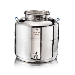 Conteneur soudé acier inox AISI 304 50 litres pour huile d’olive Maroc