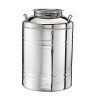 Conteneur aggraffé acier inox AISI 304 50 litres sans robinet Maroc