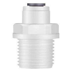 Raccord 1/2 mâle vers 1/4 connexion rapide | Osmoseur et filtre à eau – Hydralma® Maroc