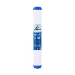 Cartouche de filtre à eau charbon actif granulé AquaCarbon UDF Hydralma® format jumbo 20 pouces (Étape 2)