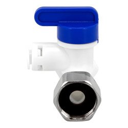 Vanne d'arrêt en T 3/8" Pour Filtre à eau et Osmoseur | Haut Débit