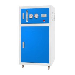 Station d'osmose inverse industrielle 1200 GPD en cabinet avec double pompe 600G, double membrane et réservoir 21L au Maroc