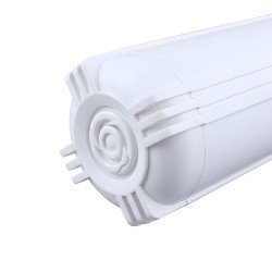 Base du porte-filtre blanc Hydralma avec structure renforcée pour une durabilité maximale sous forte pression.