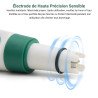 Électrode testeur TDS pH, gros plan de la sonde haute précision 5 en 1 pour contrôle de l'eau purifiée au Maroc.