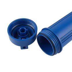 O-ring porte-filtre à eau en caoutchouc noir souple, détail du profil circulaire pour étanchéité d'osmoseur.