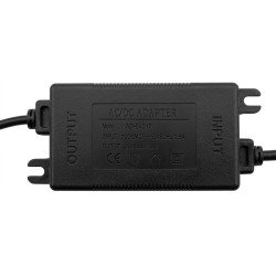 Transformateur osmoseur 24V 1.7A : adaptateur secteur noir avec câble pour pompe de filtration d'eau au Maroc.