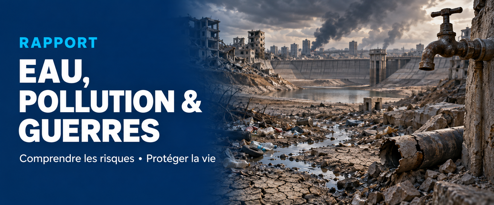 L’eau face à la pollution et aux guerres : quelles solutions et quels gestes adopter ?