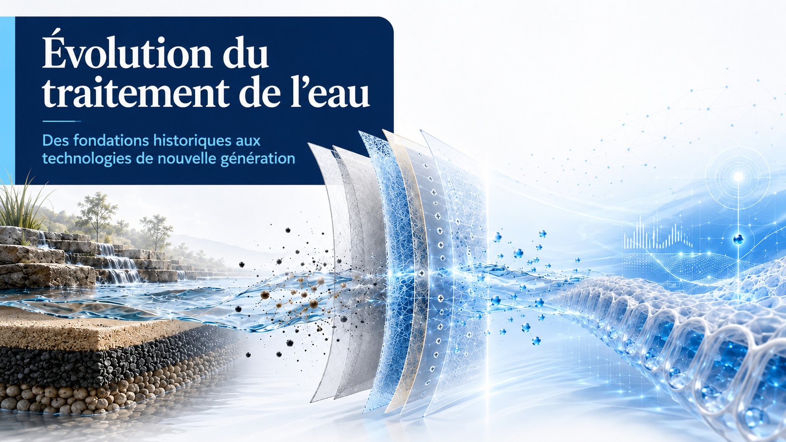 Filtre à eau : des méthodes traditionnelles aux technologies de filtration de nouvelle génération