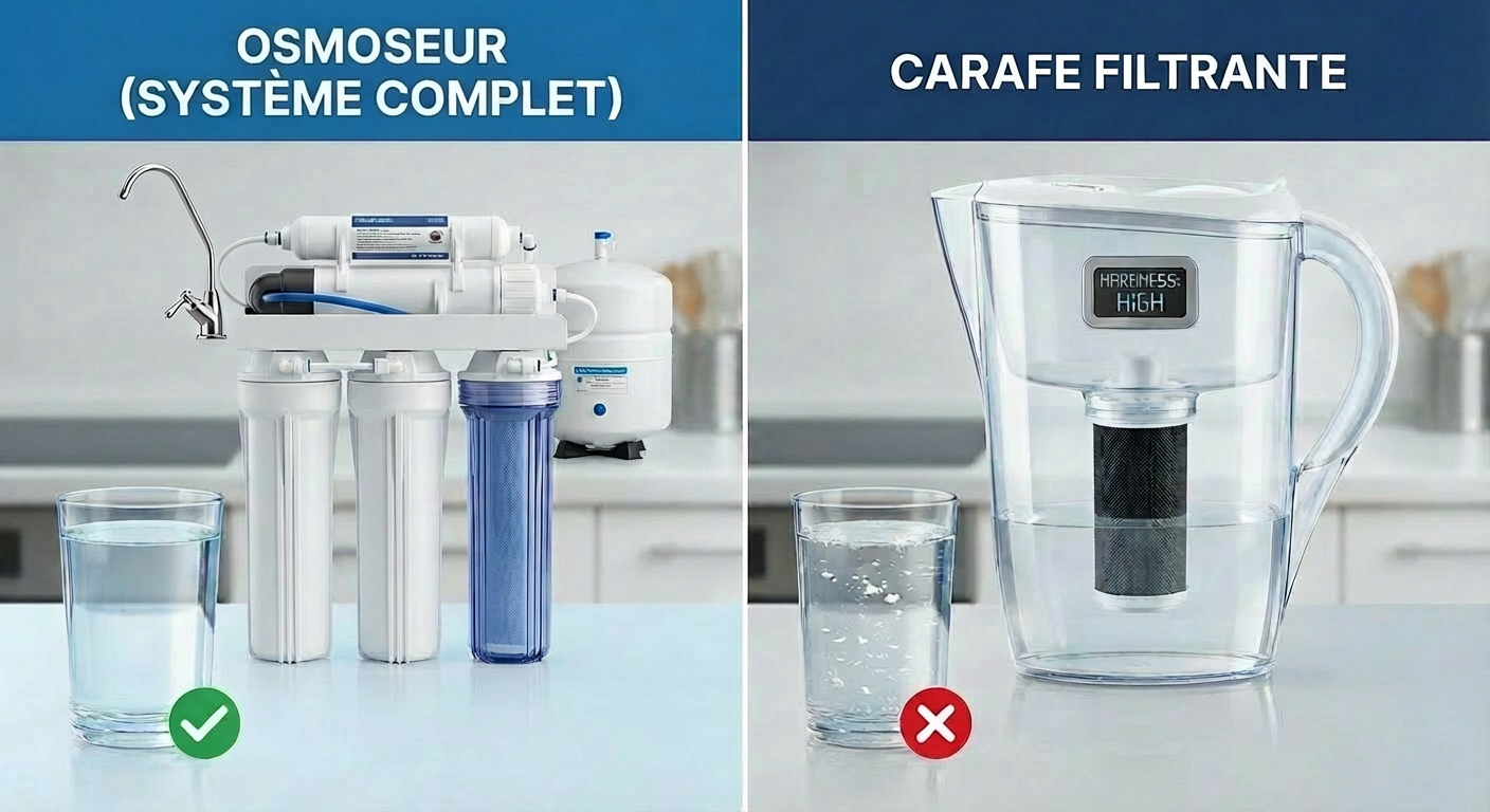 Filtre à eau sous évier : avantages, limites et erreurs à éviter